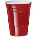 Tistheseason 16 oz. Plastic Cold Party Cups - Red TI1612933